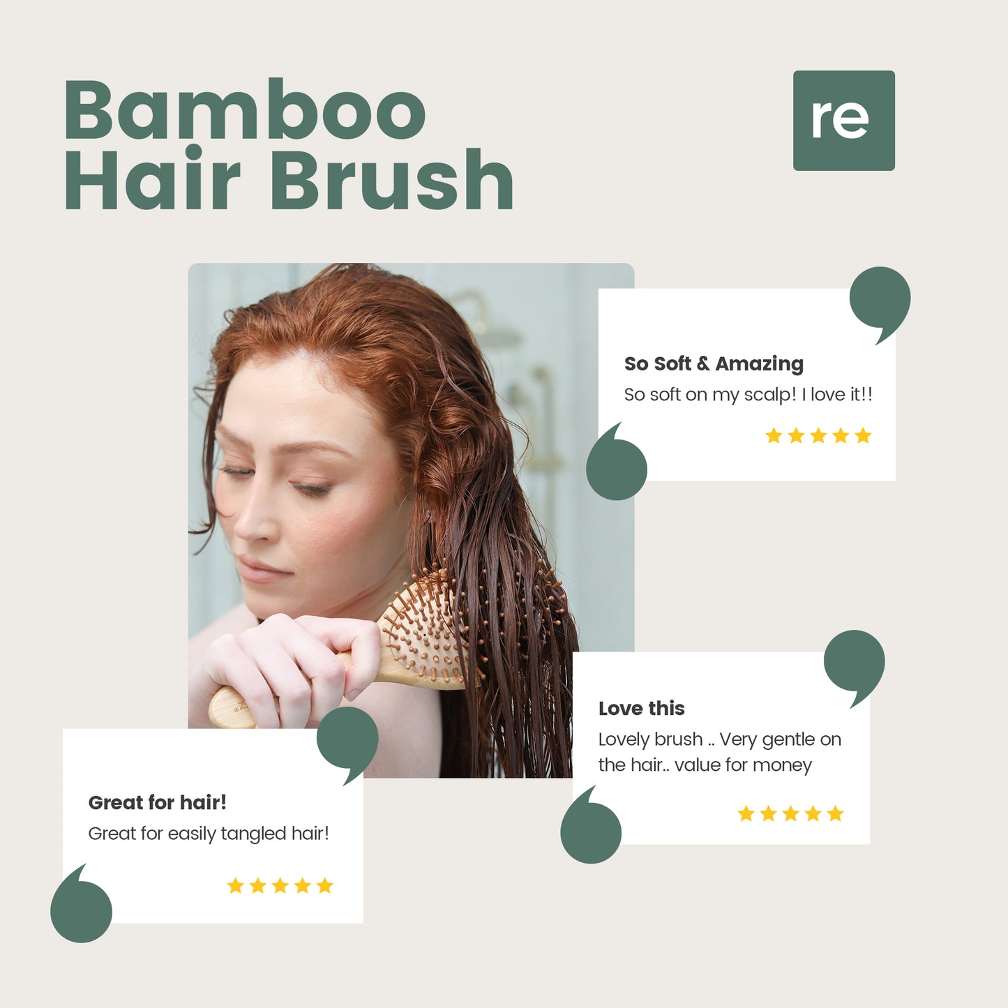 Bamboo Hair Brush